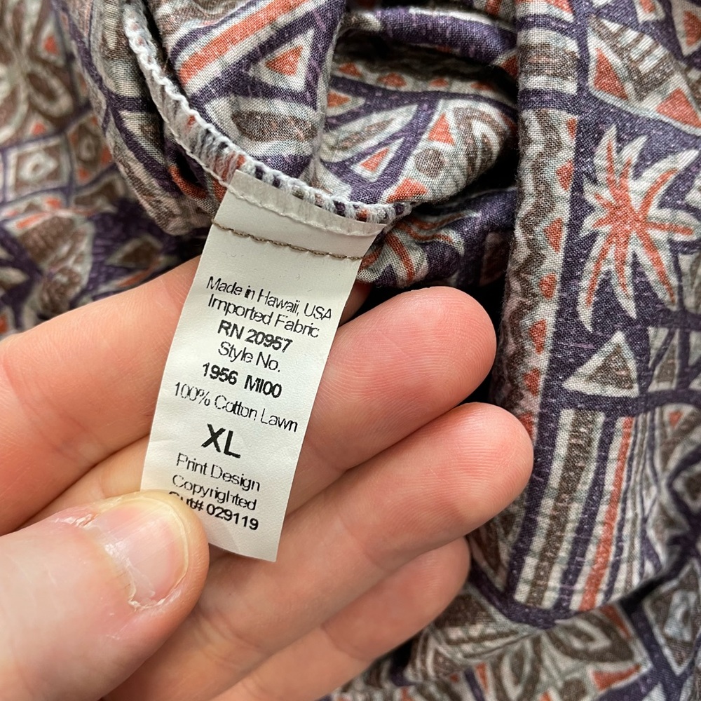 Tori Richard Pineapple Multi Pattern Hawaiian Shi… - image 3